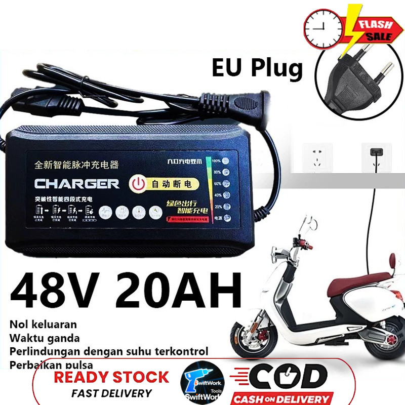 Charger Sepeda Listrik 48V 12ah / 48V20AH Universal Charger Charger Sepeda Listrik Universal Charger