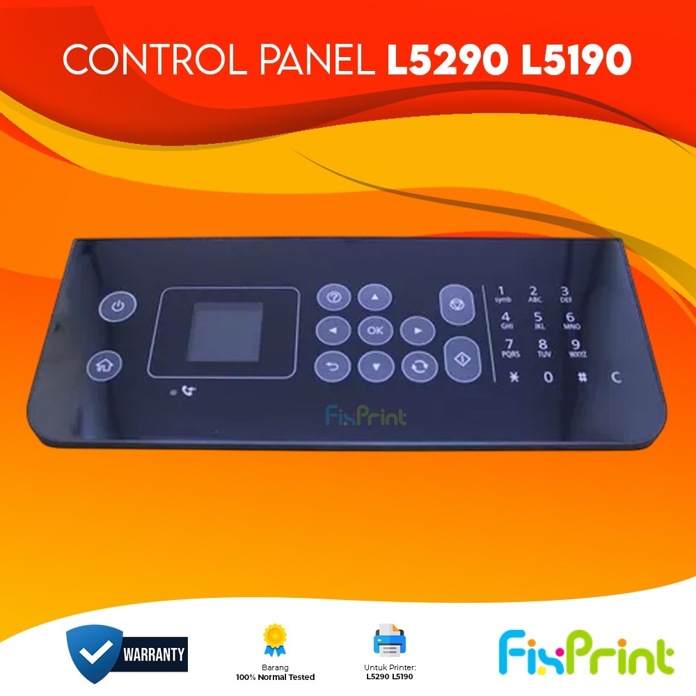 Control Panel Epson L5290 L5190 Tombol Display Tombol Panel Epson Printer L5290 L5190 Bekas Second