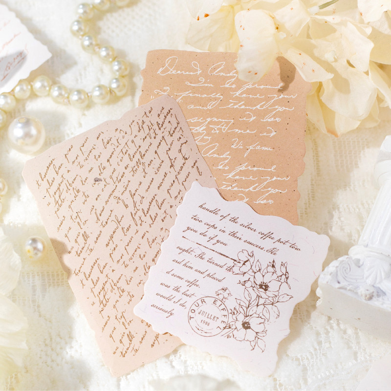 

JIANQI 30 pcs/pack Retro Materials Paper DIY Srapbook Decor Junk Journal Collage Stationery Planner Supplies Craft Paper