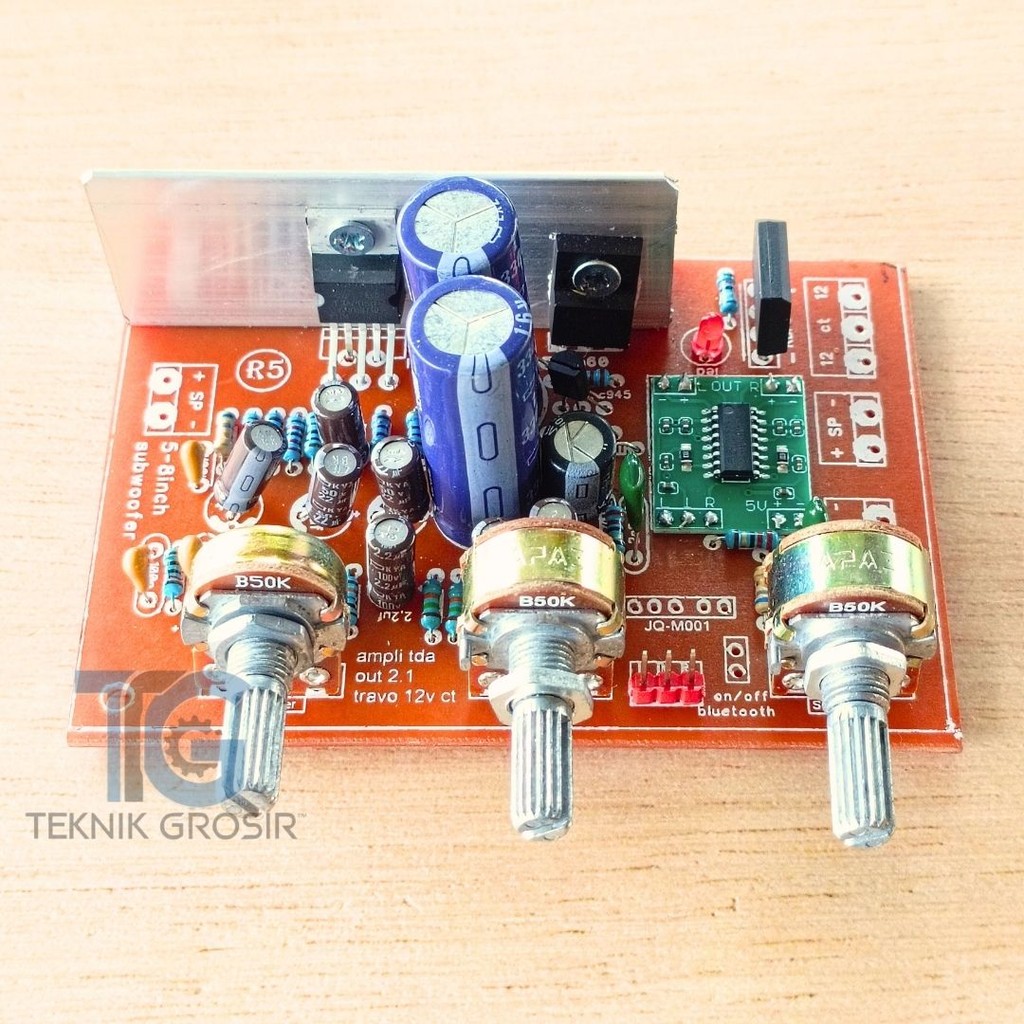 Kit Ampli Gabungan TDA2030 PAM8403 – 2.1 Channel Siap Pakai