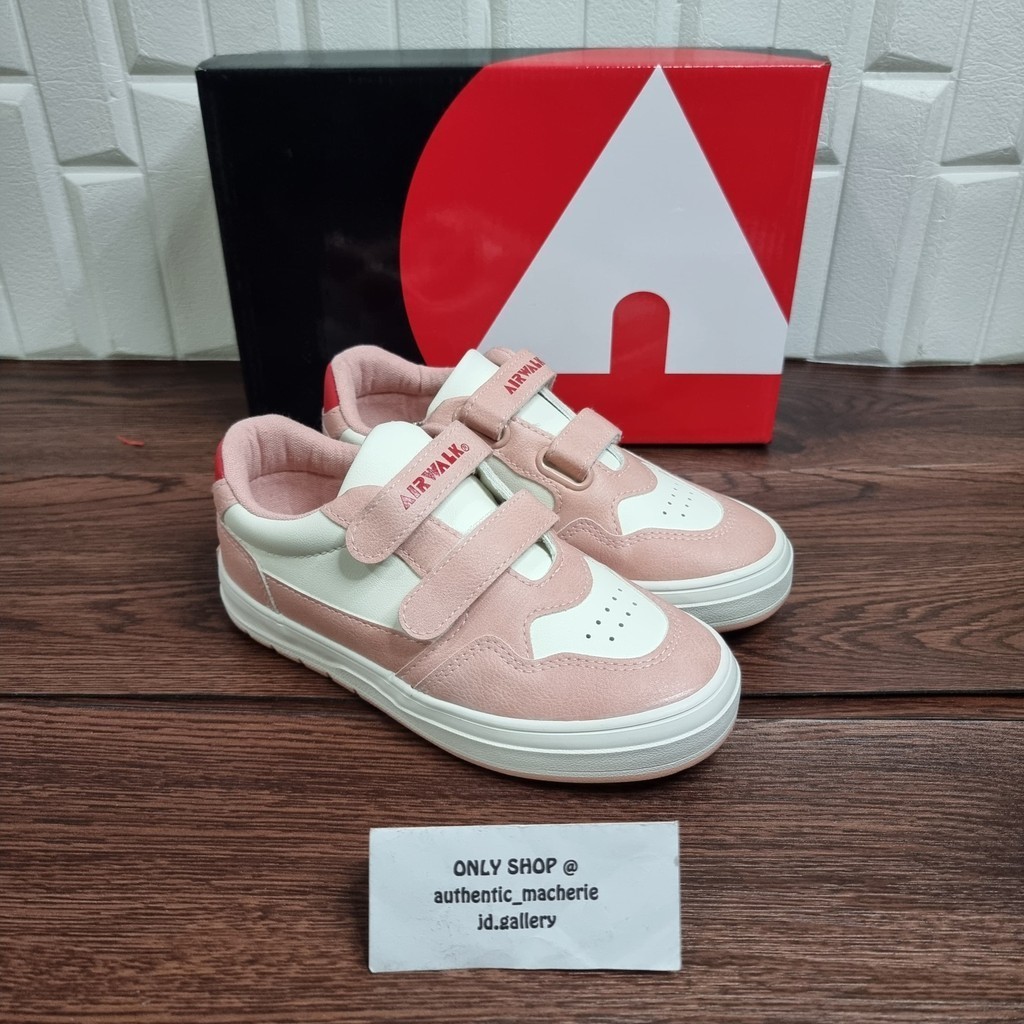 ORIGINAL SALE 70% SEPATU AIRWALK BELLARY JR WHITE PINK KIDS
