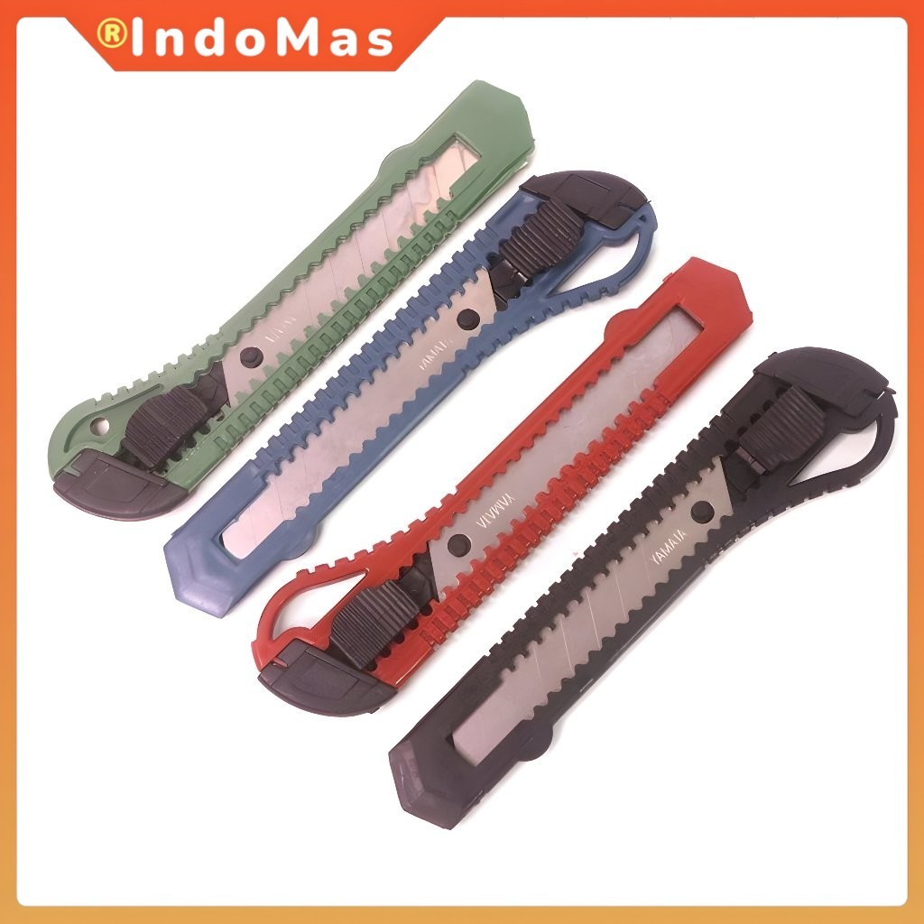 

Cutter Besar Tajam Serbaguna – Alat Potong Kardus, Kertas, Plastik, dan Lainnya