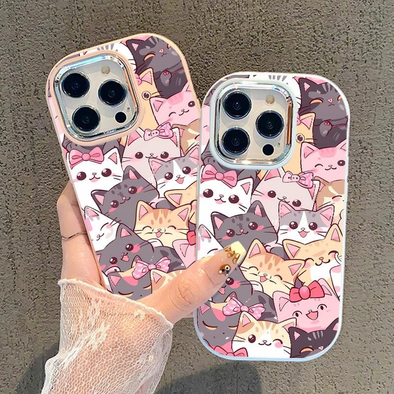 Soft Case For Samsung A32 5G A34 M32 Silicon Candy Girls Simple Cat Case Termurah