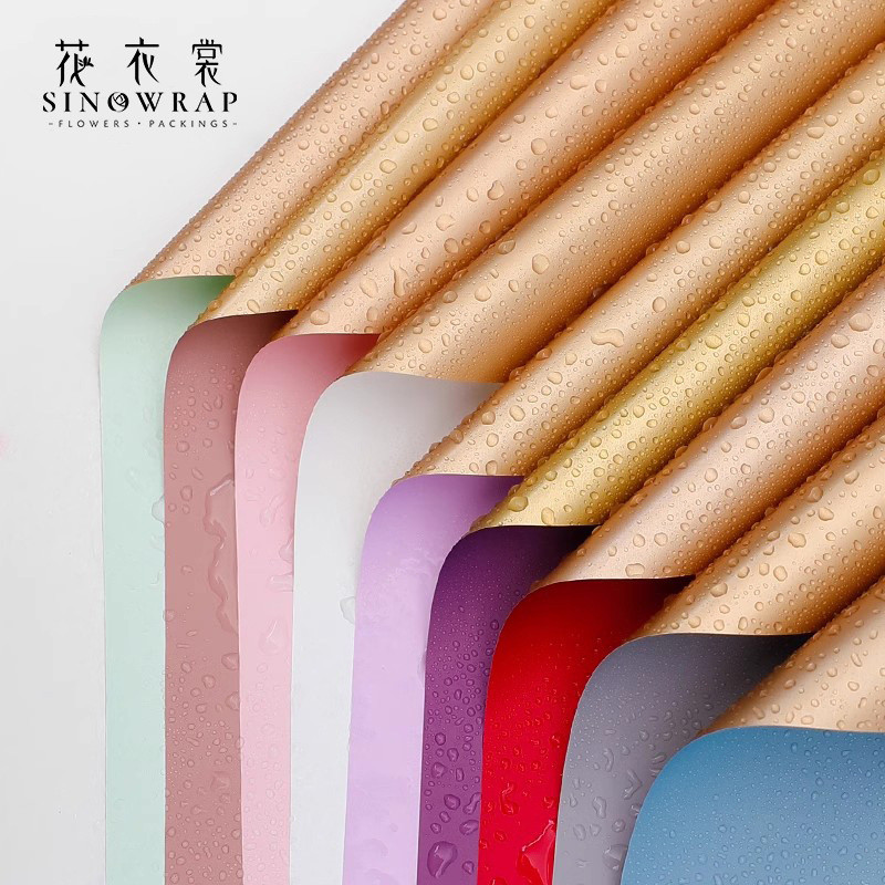 

Sinowrap Kerta Buket Waterproof Gilt Ouya 57x57CM Tebal Untuk Buket Bunga