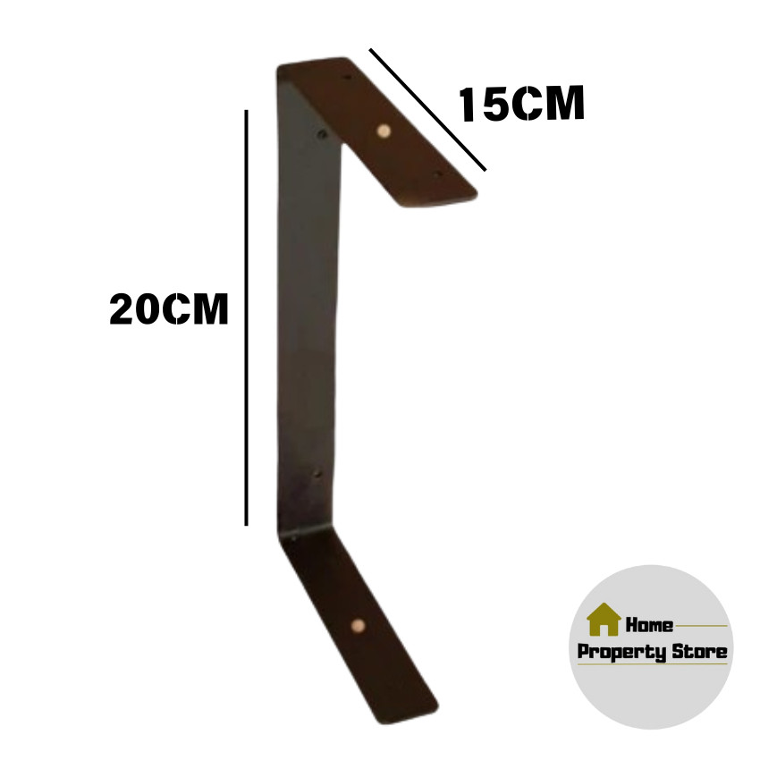 Besi Siku Rak Dinding Susun tebal & kuat Besi L Bracket Siku Plat Siku Rak Siku Ambalan Penyangga Ka