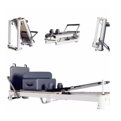 PILATES REFORMER MACHINE Alat Yoga Pilates Machine Folding Reformer Alumunium Alloy BS-AF10