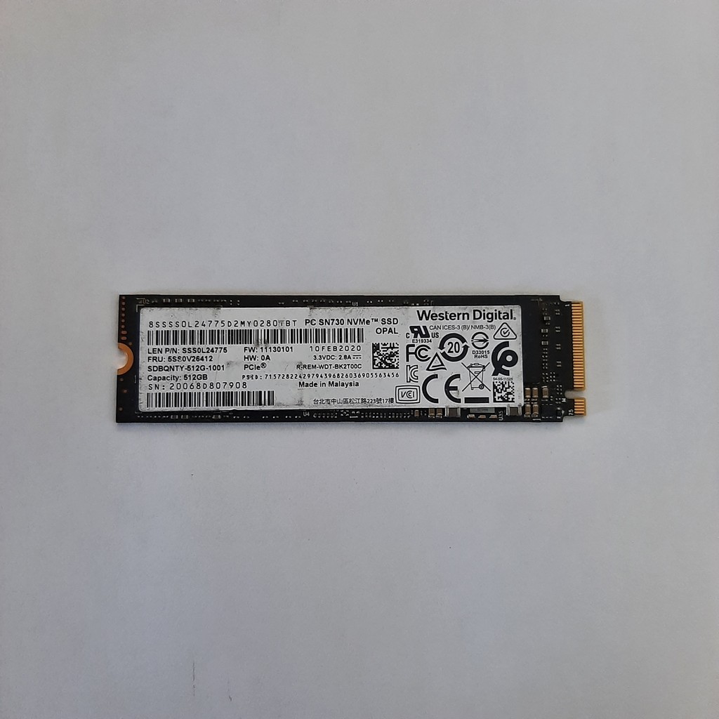 SSD M2 NVME 256GB 512GB WD Western Digital SN730