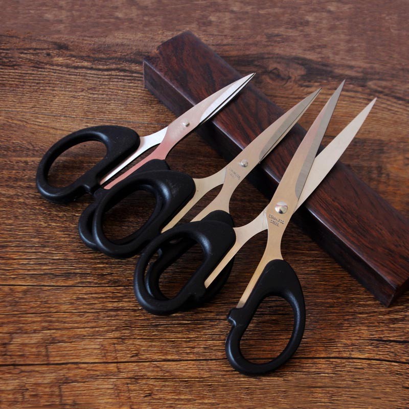 

Household Scissors Durable Office Paper-cut Scissors Stainless Steel Sharp Shears Kit-en Scissors Students DIY Scissor Tool