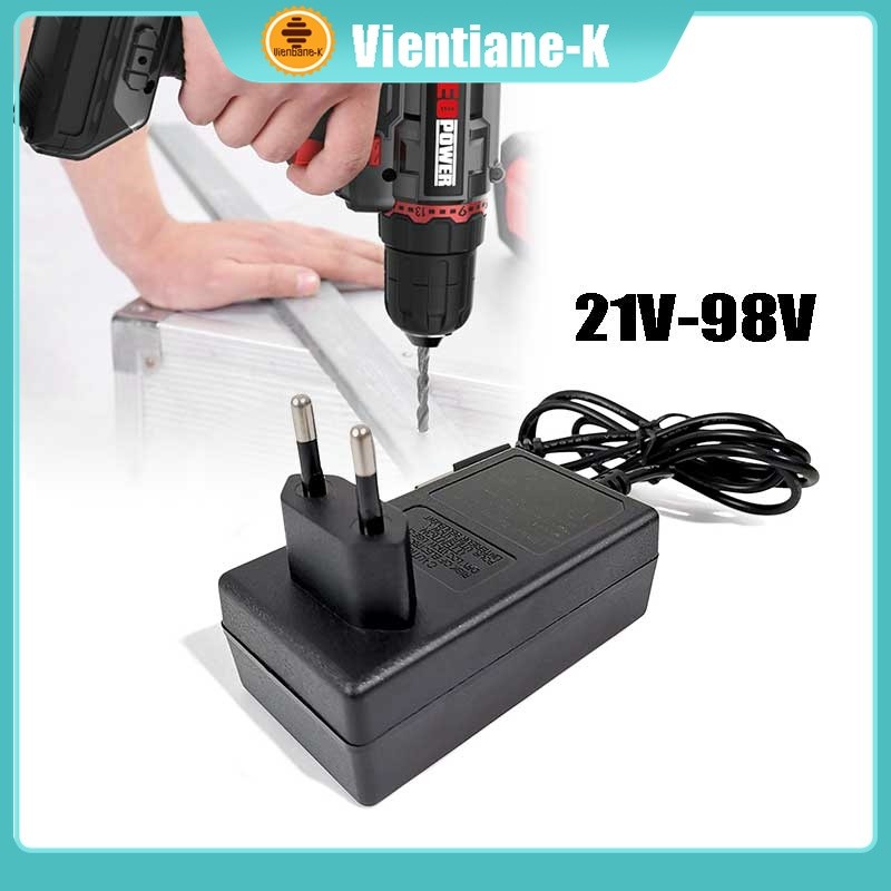 Charger Bor Batrai 21V Sampai 98V Untuk Semua Bor Cordless - 21V - 98V