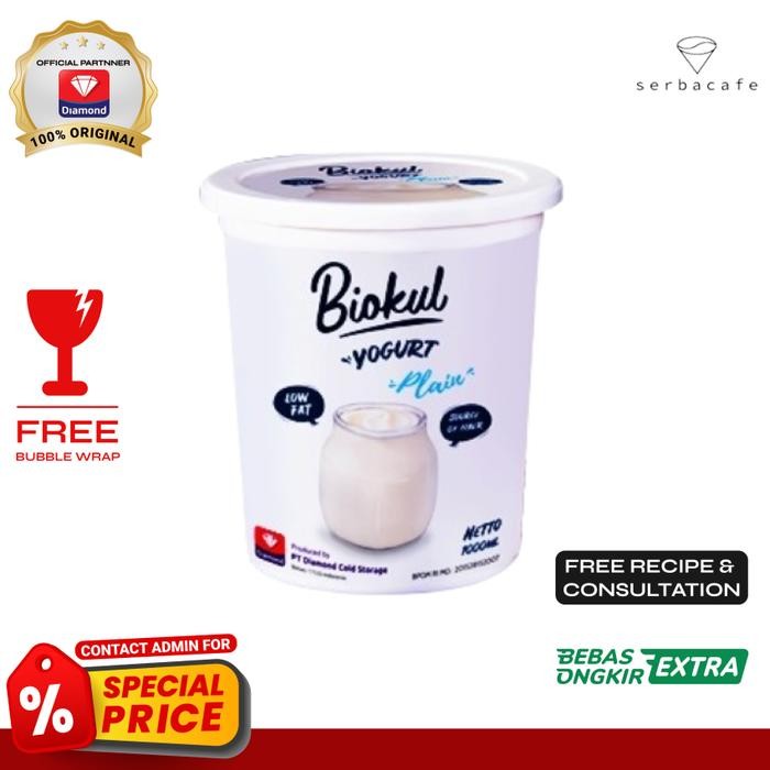 

Biokul Stirred Yogurt Plain 1 L