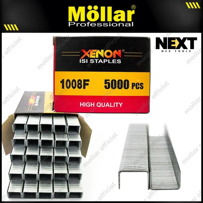 

XENON 1008F REFILL STAPLE GUN 8MM – ISI 1 PAK 5000 PCS KAWAT STAPLES TEMBAK BERKUALITAS | NEXTOOLS