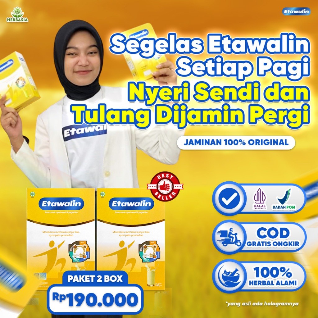 

Susu Etawalin 2 Box - Kesehatan Tulang Sendi Atasi Asam Urat Rematik & Kram Otot Original