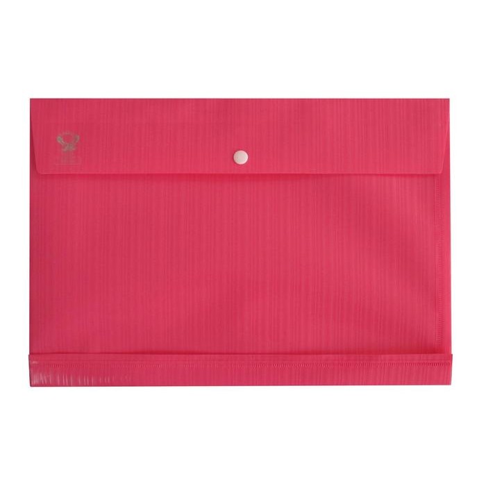 

EAGLE Map Plastik Kancing Opaque F4 (FOLIO) / Data Bag Isi 3 Pcs - Biru