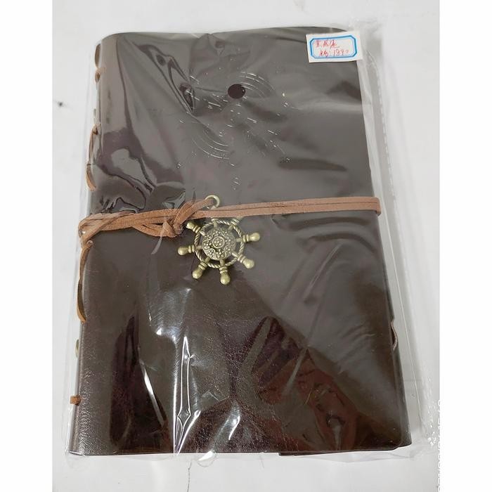 

BUKU DIARY AGENDA CATATAN BINDER KULIT TEMA RETRO VINTAGE PIRATE BROWN - DARK BROWN