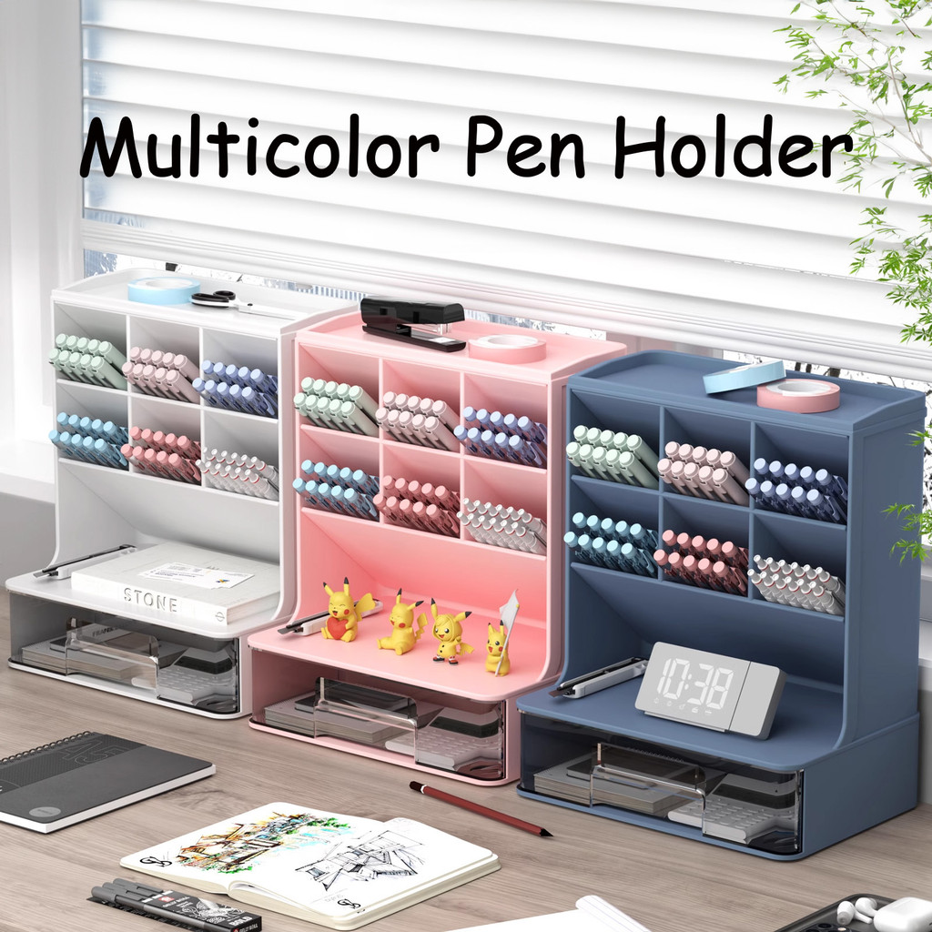 

Pen Holder Pencil Holders Drawer Home Pink Office Desk Setup Organizer Storage Accessories Gadgets School Supplies Stationery