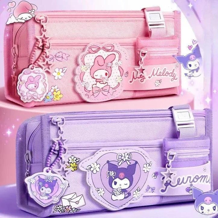 

Large Capacity Sanrio Kuromi Pencil Case for Girls, Cute Design, Perfect for School Use