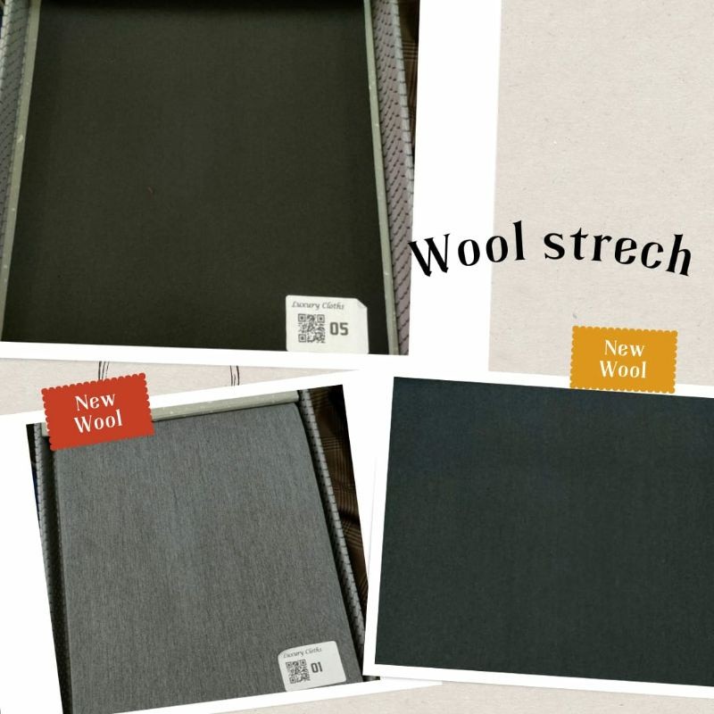 kain wool stret limited editon bahan kain premium wool