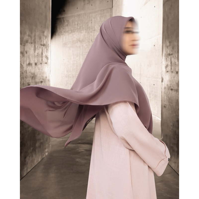 SAYSARA - Dhiya Scarf Hijab Segiempat Syari Lebar