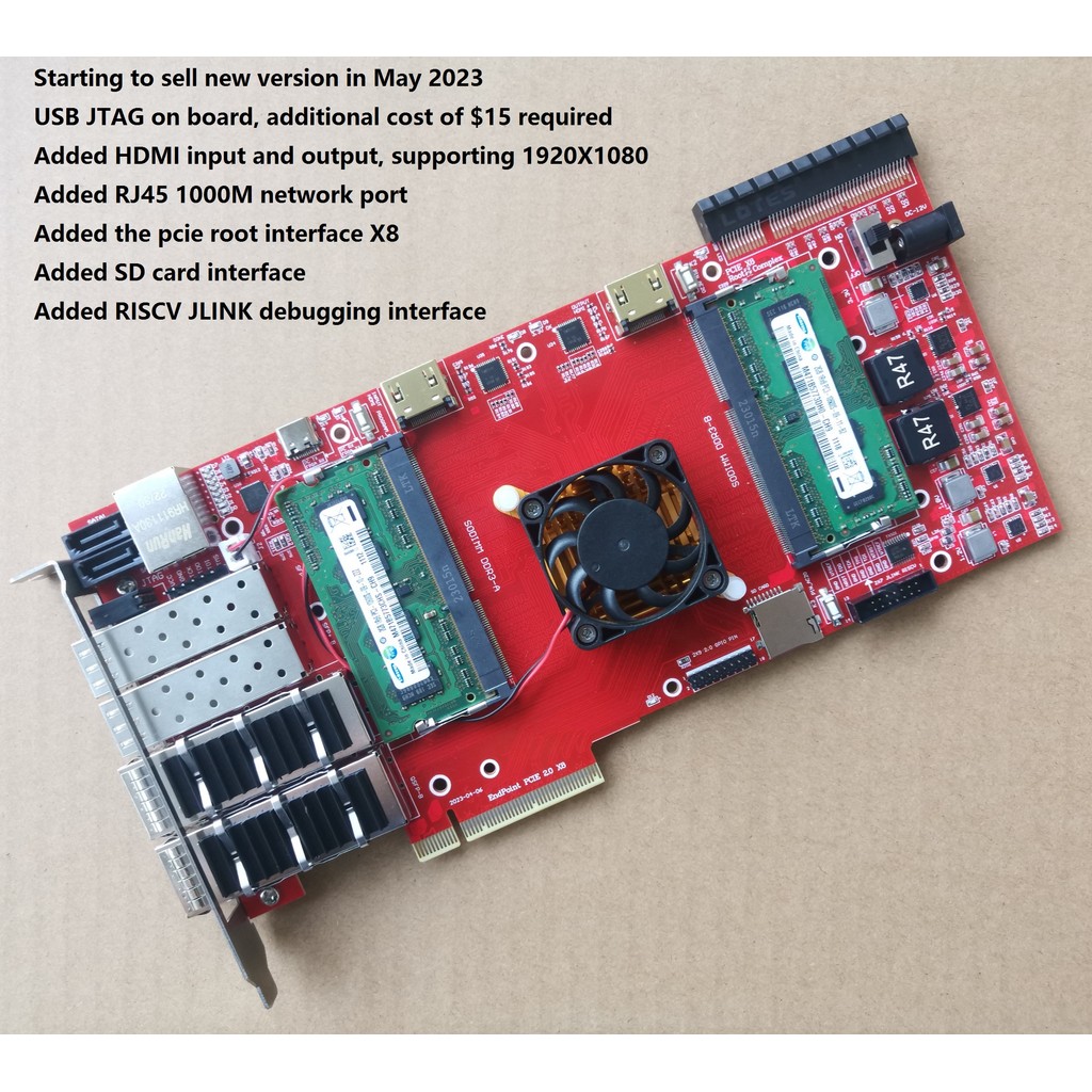XC7K420T fpga xilinx board xilinx fpga pcie board xilixn fpga development board pcie board Kintex 7 