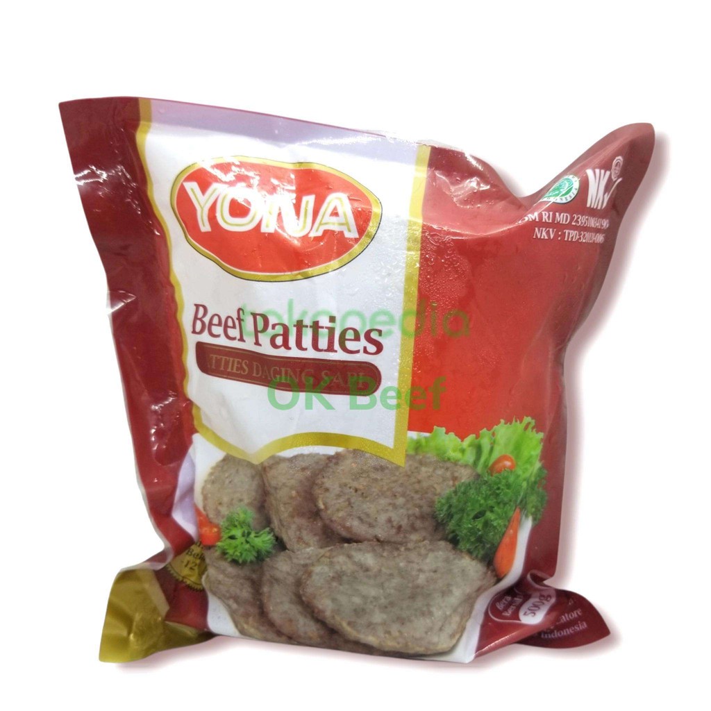 

Yona Beef Patties 500gr