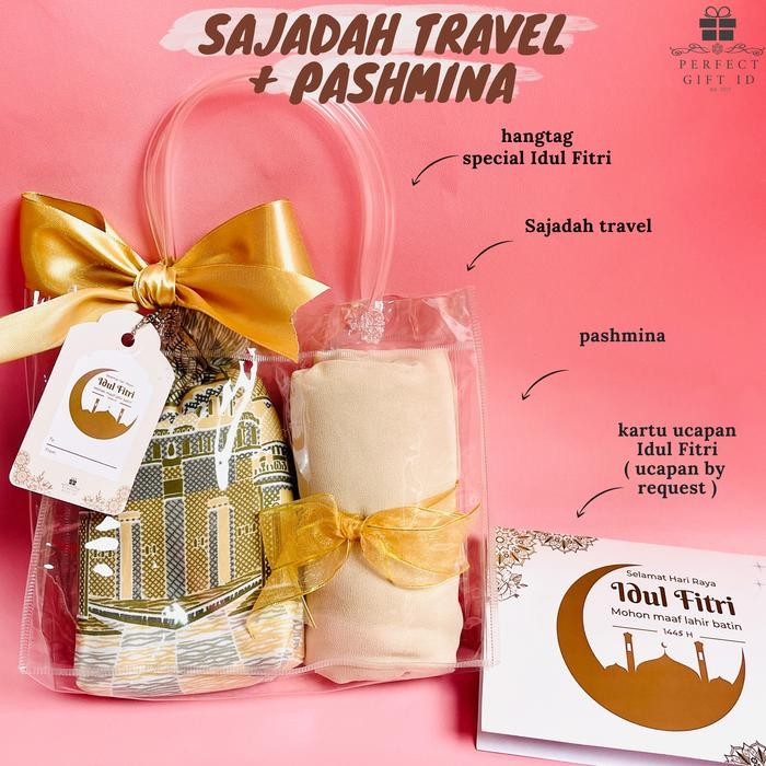 

Vanilla.storee Hampers Idul Fitri Hijab Pashmina Paket Lebaran Murah - Sajadah+Pashmna