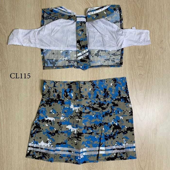 Costume Cosplay Motif Army Wanita Dewasa Premium Lingerie Cosplay CL115