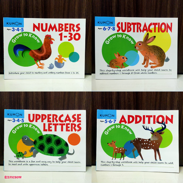 

Kumon Grow To Know Buku Edukasi Anak Buku Aktivitas Anak