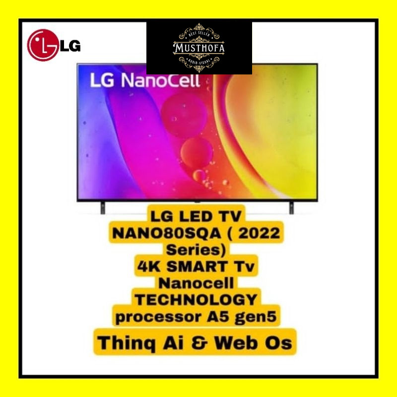 Lg 4k Smart tv 75nano80 / 75nano80SQA nanocell 75 inch
