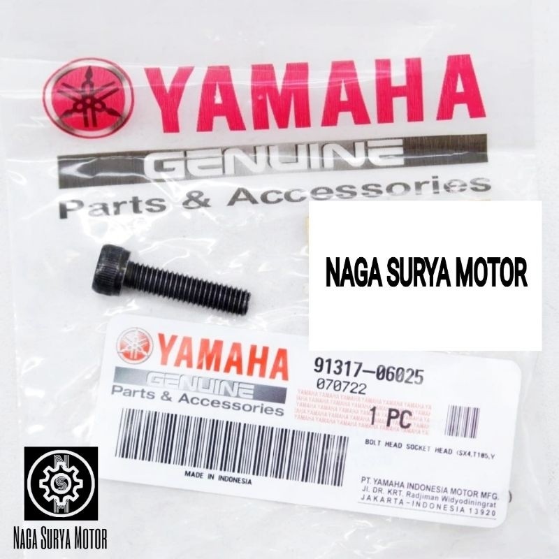 Baut bolt spion Yamaha R25 R 25 91317-06025 ORI YGP