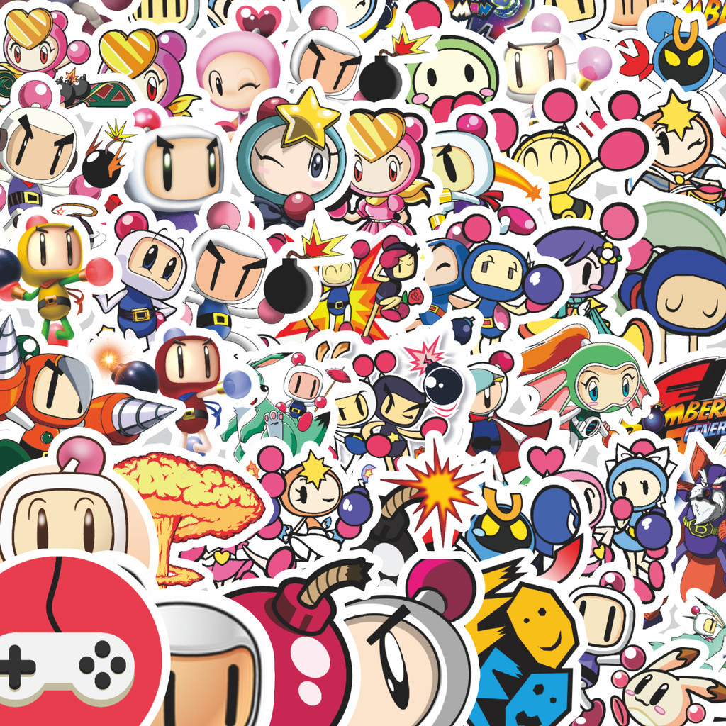 

Stiker Cutting Pack Stiker Game Series Bomberman Mix 1 Isi 100Pcs Series Aesthetic Lucu Keren Untuk Koper Bahan Vynil