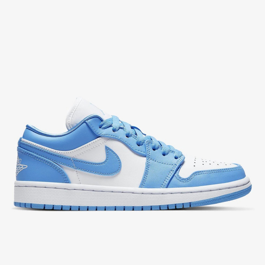 Sepatu Sneakers Air Jordan 1 Low UNC Unniversity Blue ( 100% Original BNIB )