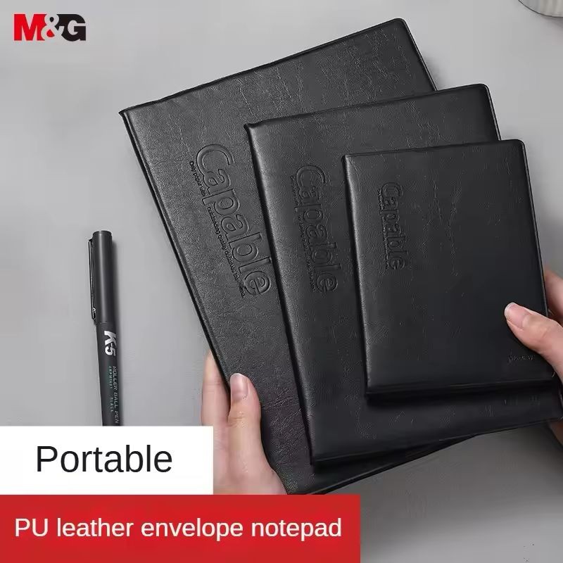 

M&G Notebook A5 PU Leather 72 Lembar APYLM488 - Buku A5 - Notebook
