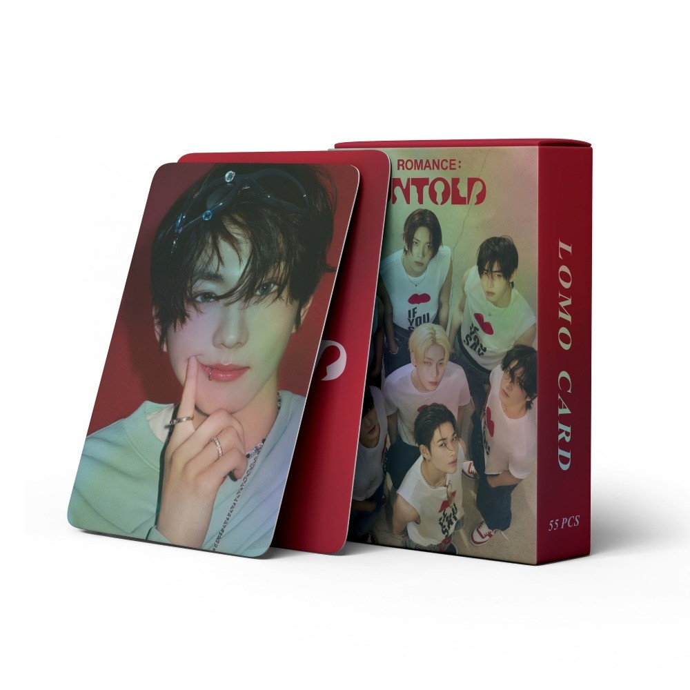 

55Pcs/Box 2024 New Kpop ROMANCE : UNTOLD Solo Photocards Lomo Cards Photo Card for Fans Collection