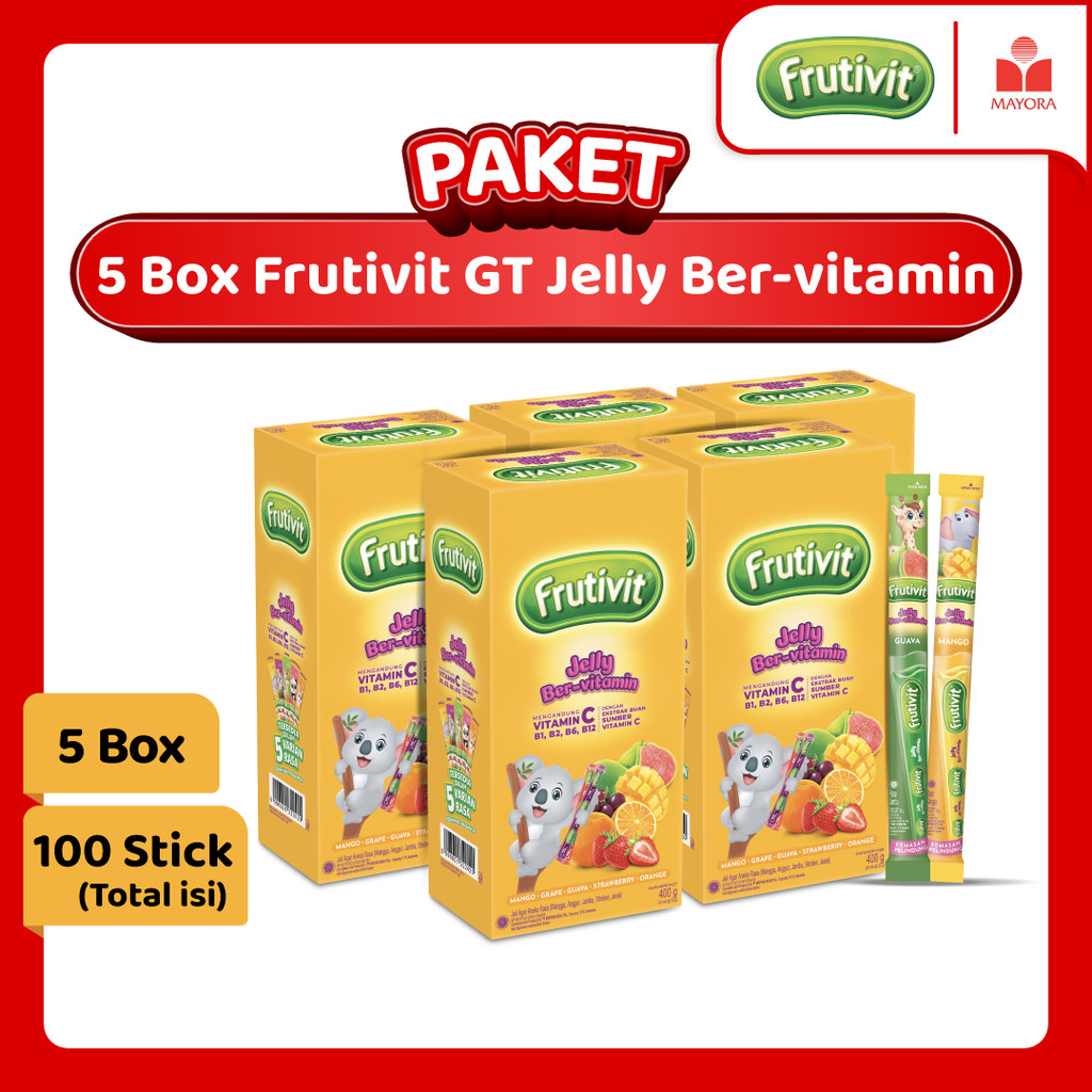 Paket 5 Box Frutivit GT Jelly Ber-vitamin