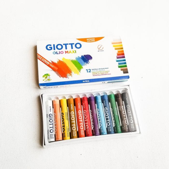 

Giotto Olio Maxi Oil Pastel 12/24 Warna - 12 Warna