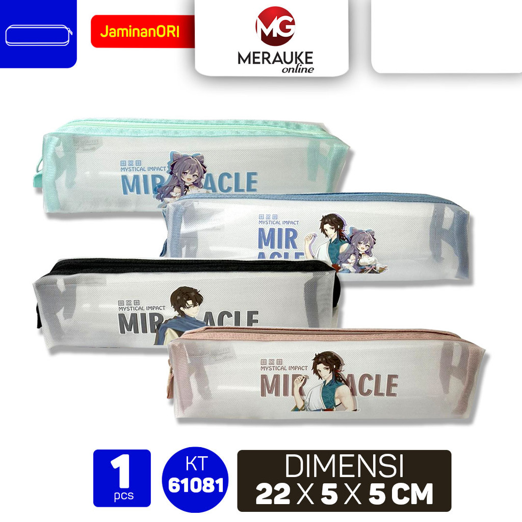 

KINHSHION Tempat Pensil Jaring Pencil Case Jala Miracle KT 61081