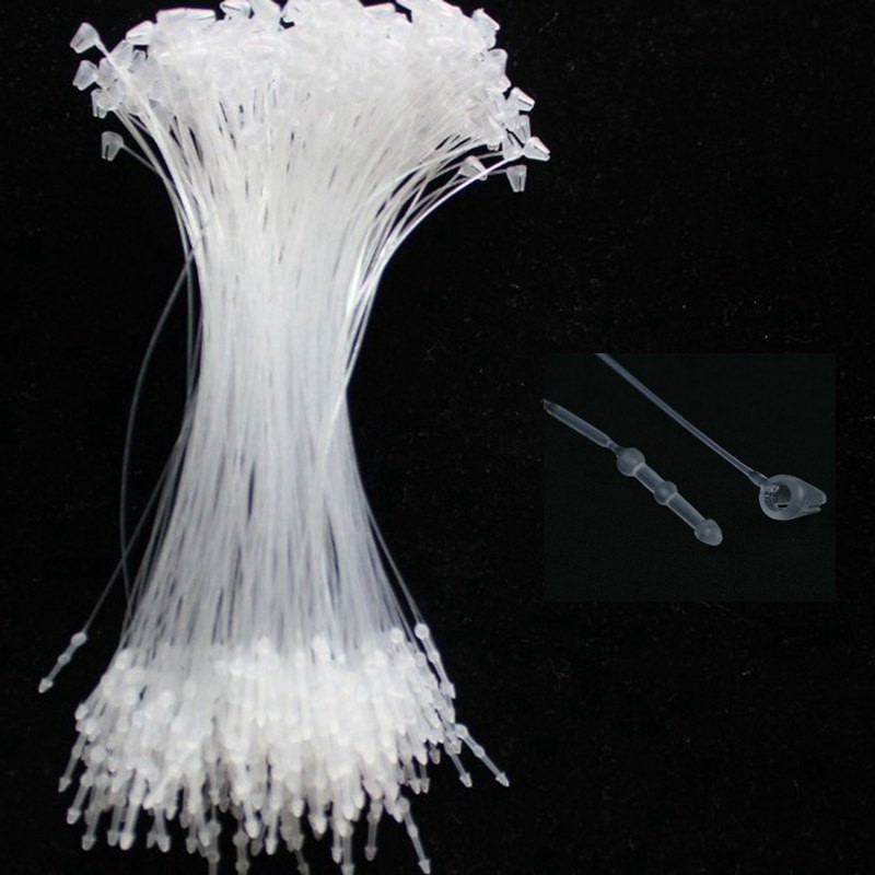 

1000pcs/lot PP Loop Locks 3 inch (75mm) garment clothes price label tagging security tie plastic loop pin jewelry shoes string h
