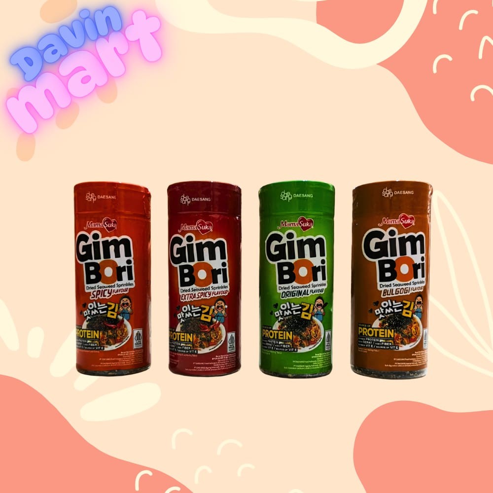

Gim Bori Rumput Laut Tabur BOTOL 25gr
