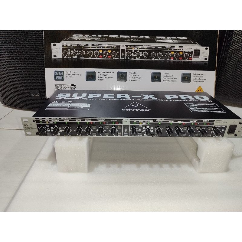 Crossover Behringer CX 3400  ORIGINAL berkualitas 3 way st/4 way mono aktif crossover, limiter
