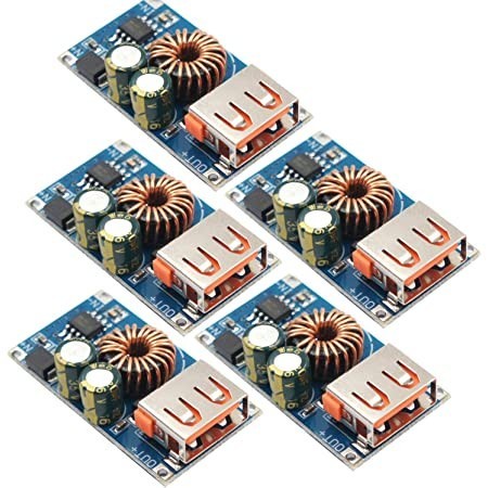 (EP)  Modul Step Down Usb Dc 12v 24v Ke 5v Qc3.0 Quick Charge