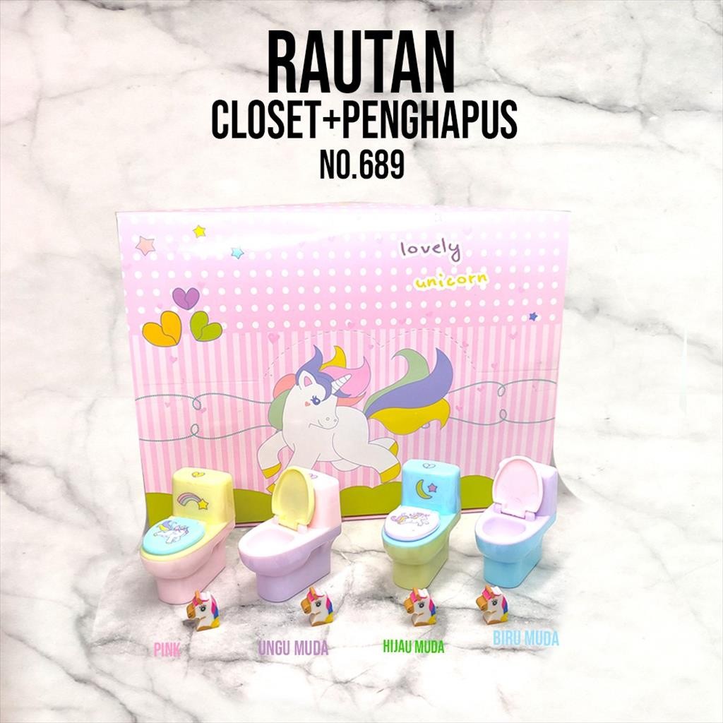 

❤️️Rautan Unicorn closet+penghapus 689/Rautan fancy❤️️