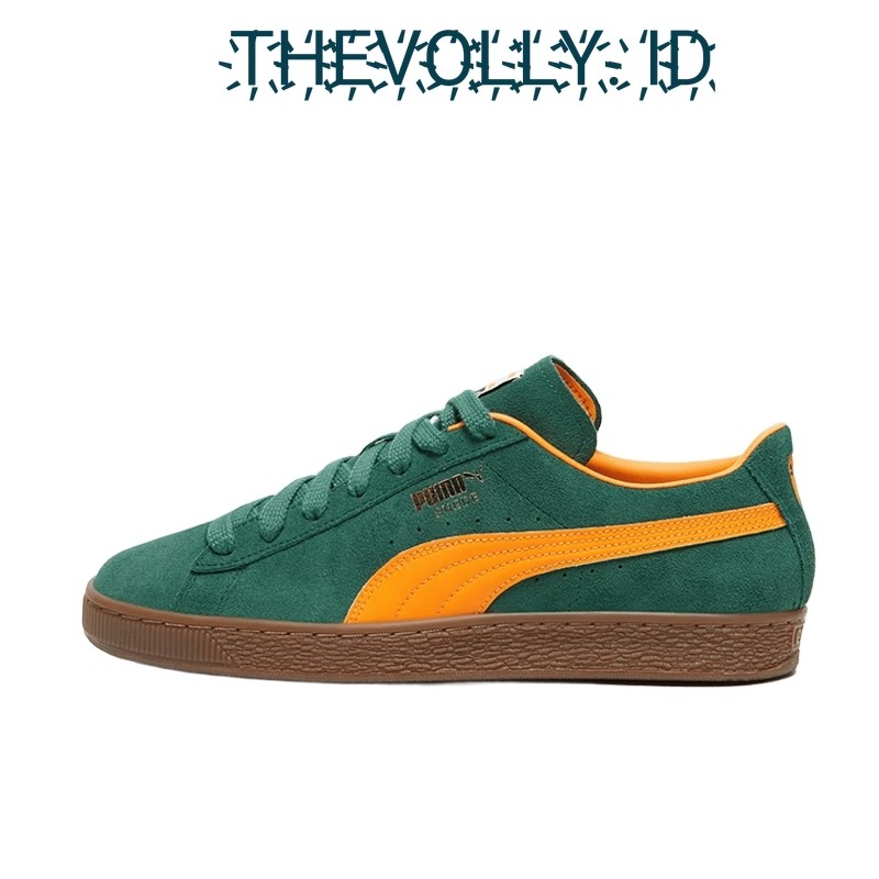 Sepatu Puma Suede Palermo Green Yellow BNIB Original / Sneakers Pria