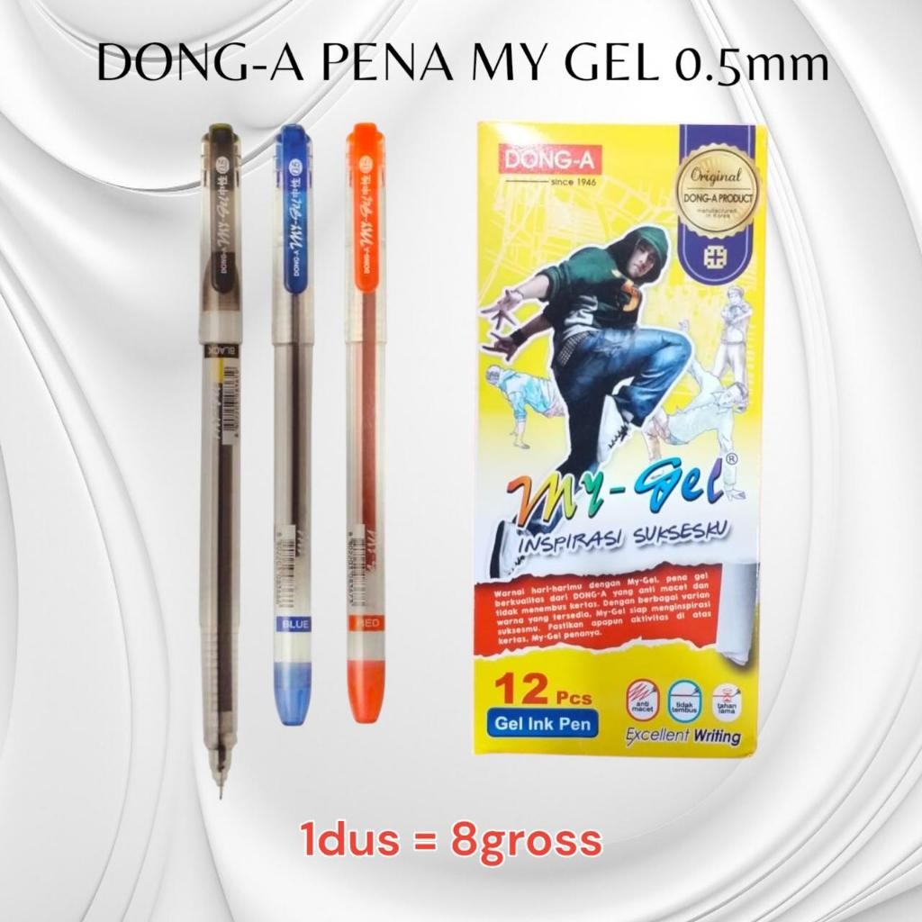 

[SDW] pekanbaru/PENA MY GEL DONG A / PULPEN CAIR MY GEL 0.5 MM