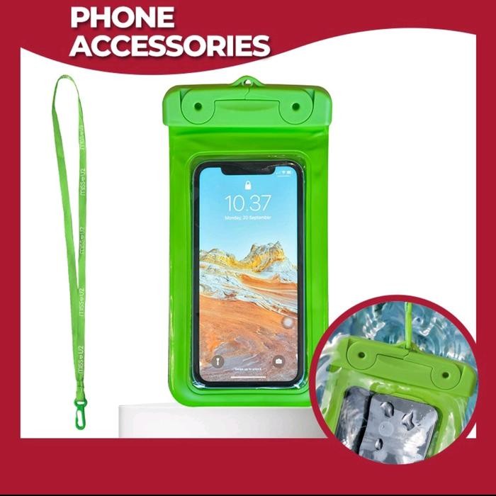 Terbaru Miss U2 Waterproof case Hp Pelindung Anti Air - Hijau