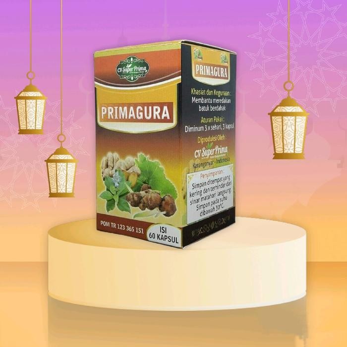 primagura extrak isi 60 kapsul herbal batuk dan flu gurah suara super prima
