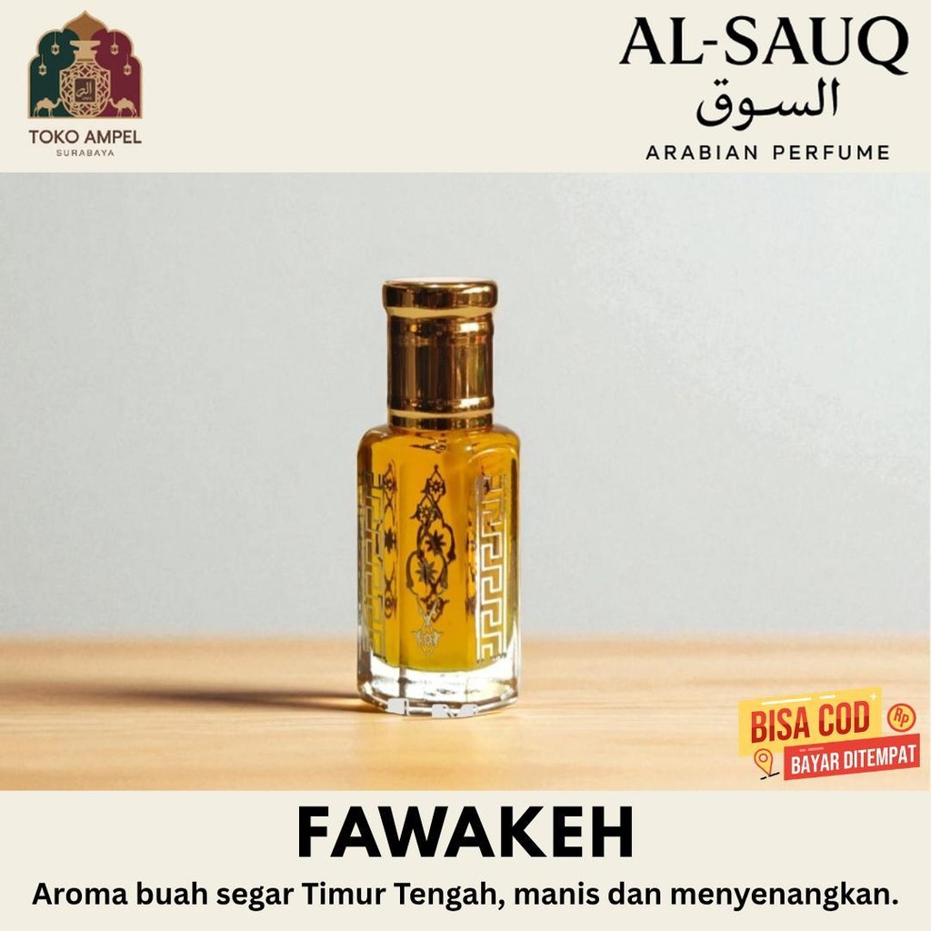 Parfum FAWAKEH 12ML | Minyak Wangi Arab Tahan Lama