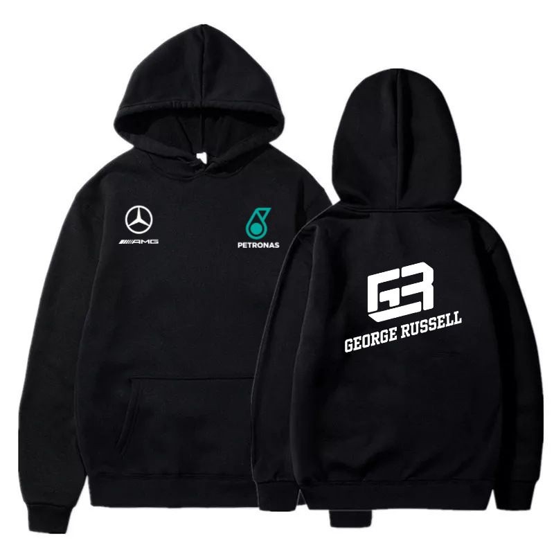 Jaket Hoodie Pembalap F1 GEORGE RUSSELL MERCEDES - hodie Custom unisex cowok cewek