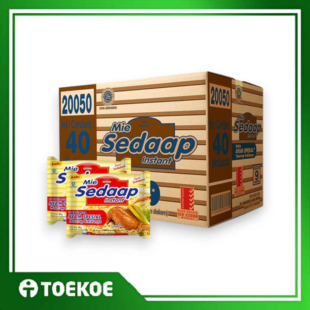 

TOEKOE Mie Sedaap Ayam Spesial 1 Dus [Isi 40pcs]