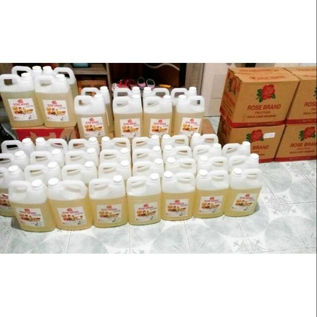 Gula cair rose brand 5 kg/fructose 5 liter/gula jagung