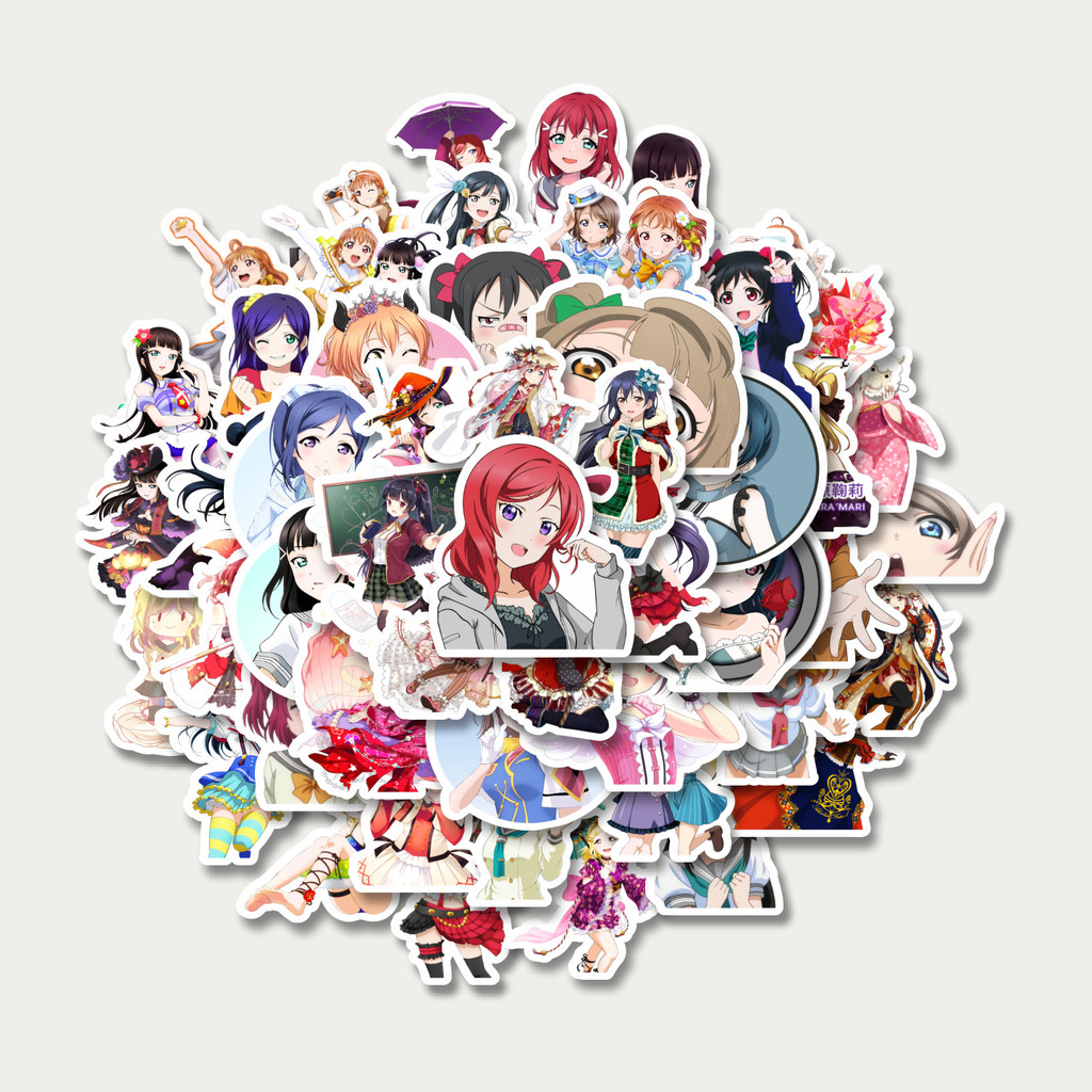 

Sticker Pack Stiker Anime Series Love Live Character Mix 10 | Sticker TUMBLR | Stiker LAPTOP KOPER HELM